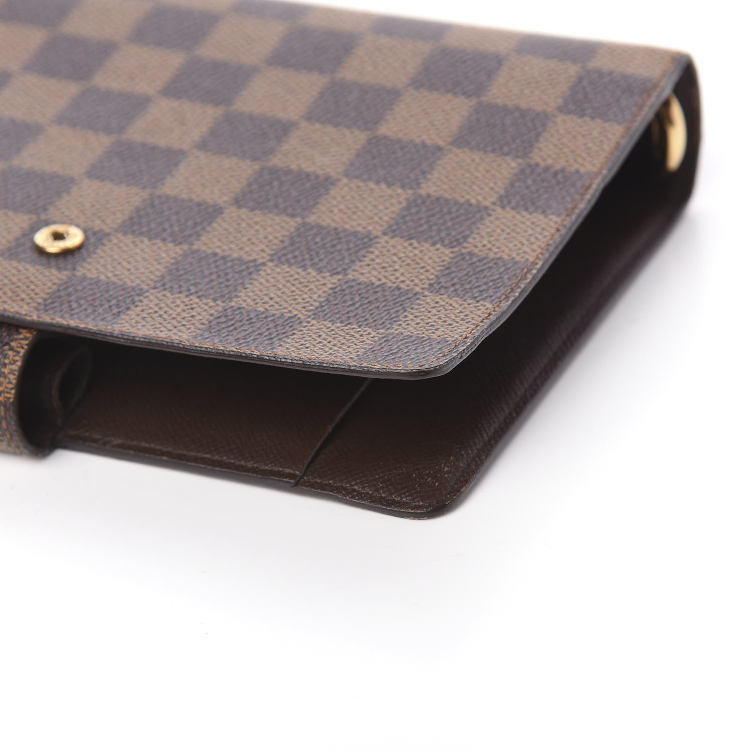 Louis Vuitton Damier Ebene Medium Ring Agenda Cover 9 of 10