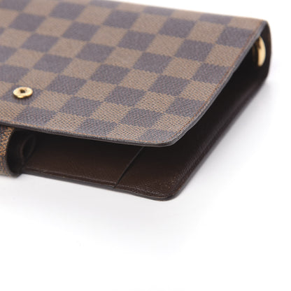 Louis Vuitton Damier Ebene Medium Ring Agenda Cover 9 of 10
