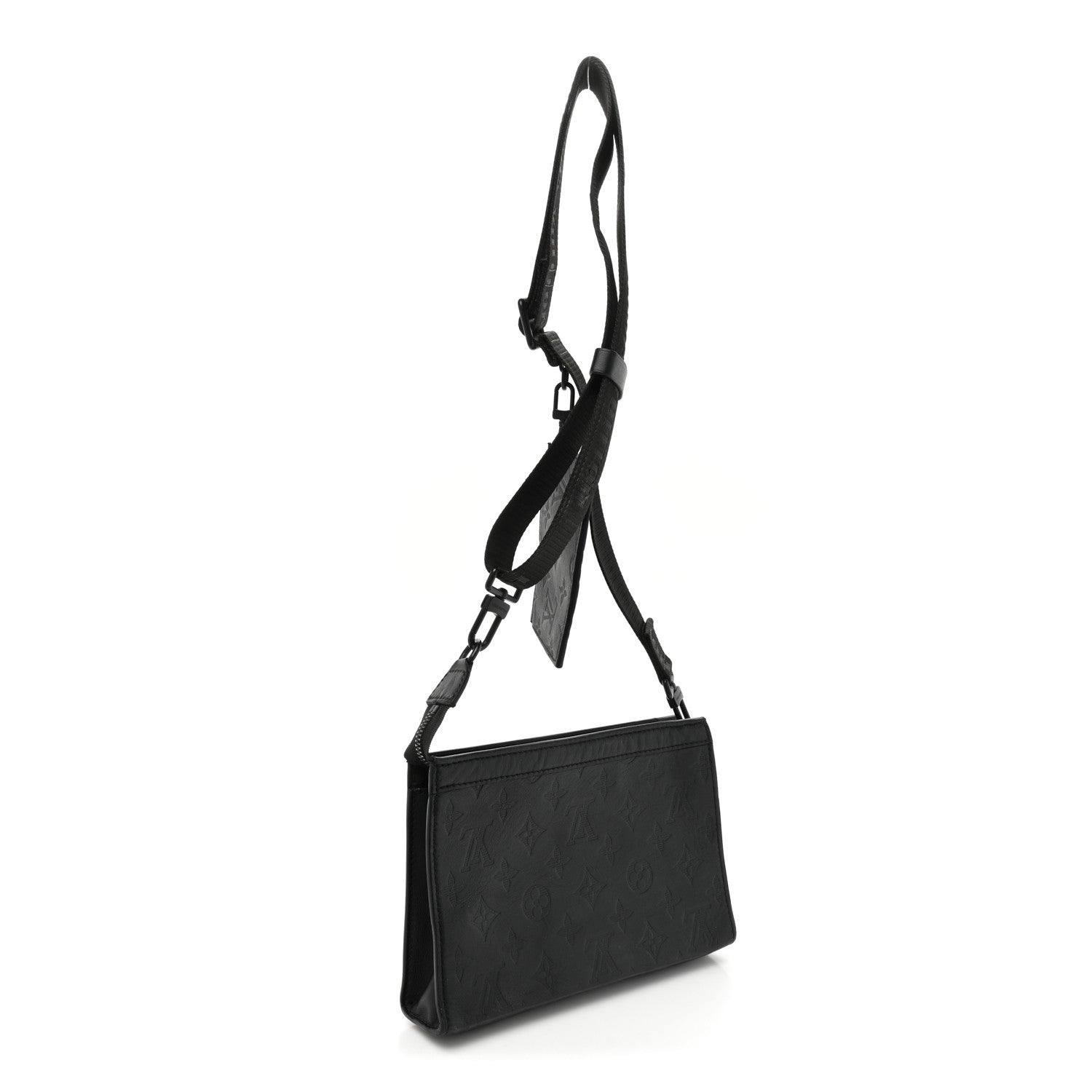 Louis Vuitton Calfskin Monogram Shadow Gaston Wearable Wallet 3 of 15