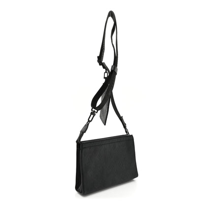 Louis Vuitton Calfskin Monogram Shadow Gaston Wearable Wallet 3 of 15