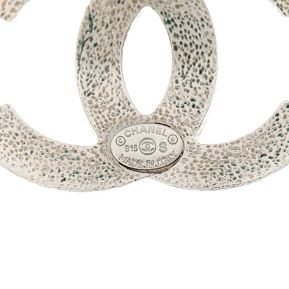 Chanel Baguette Crystal CC Earrings Silver 4 of 7