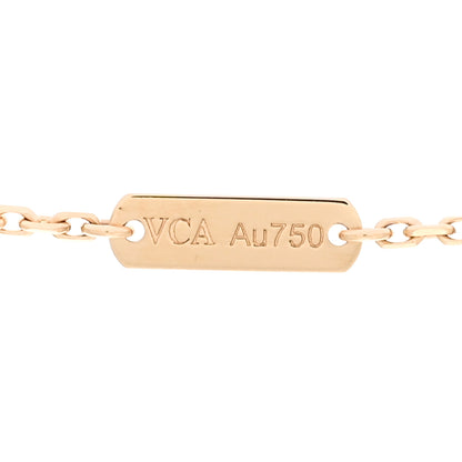 Van Cleef & Arpels 18K Yellow Gold Trace Chain Necklace 5 of 6