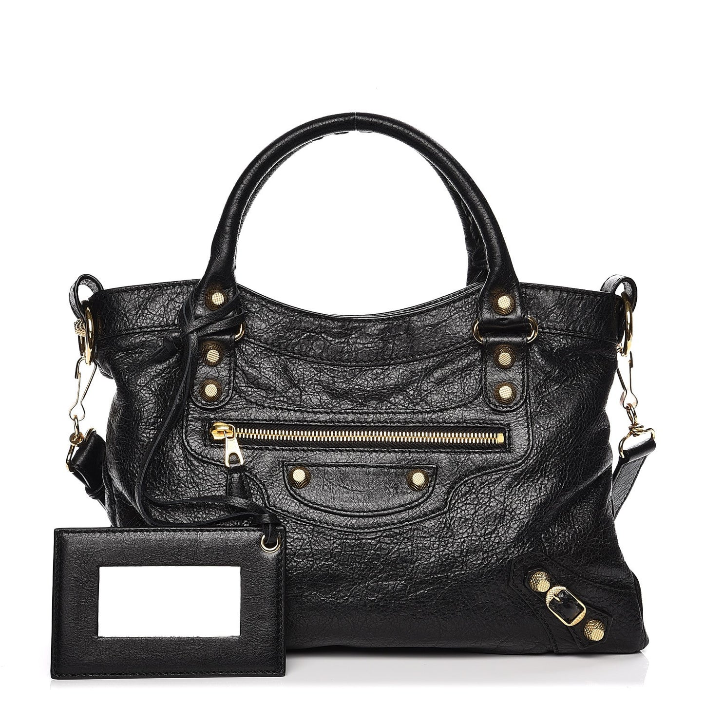 Agneau Giant 12 Gold Hardware Town Black