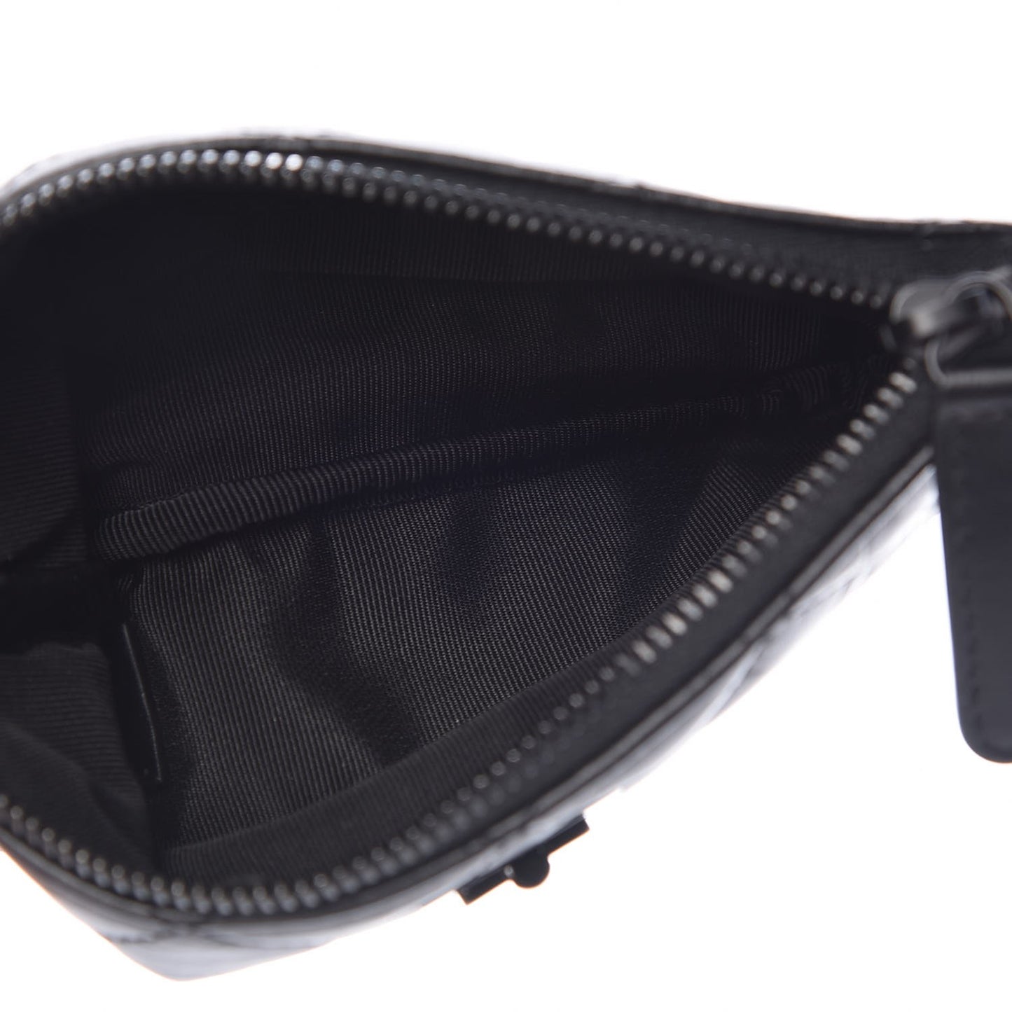 Aged Calfskin Quilted Small Reissue Cosmetic Case So Black