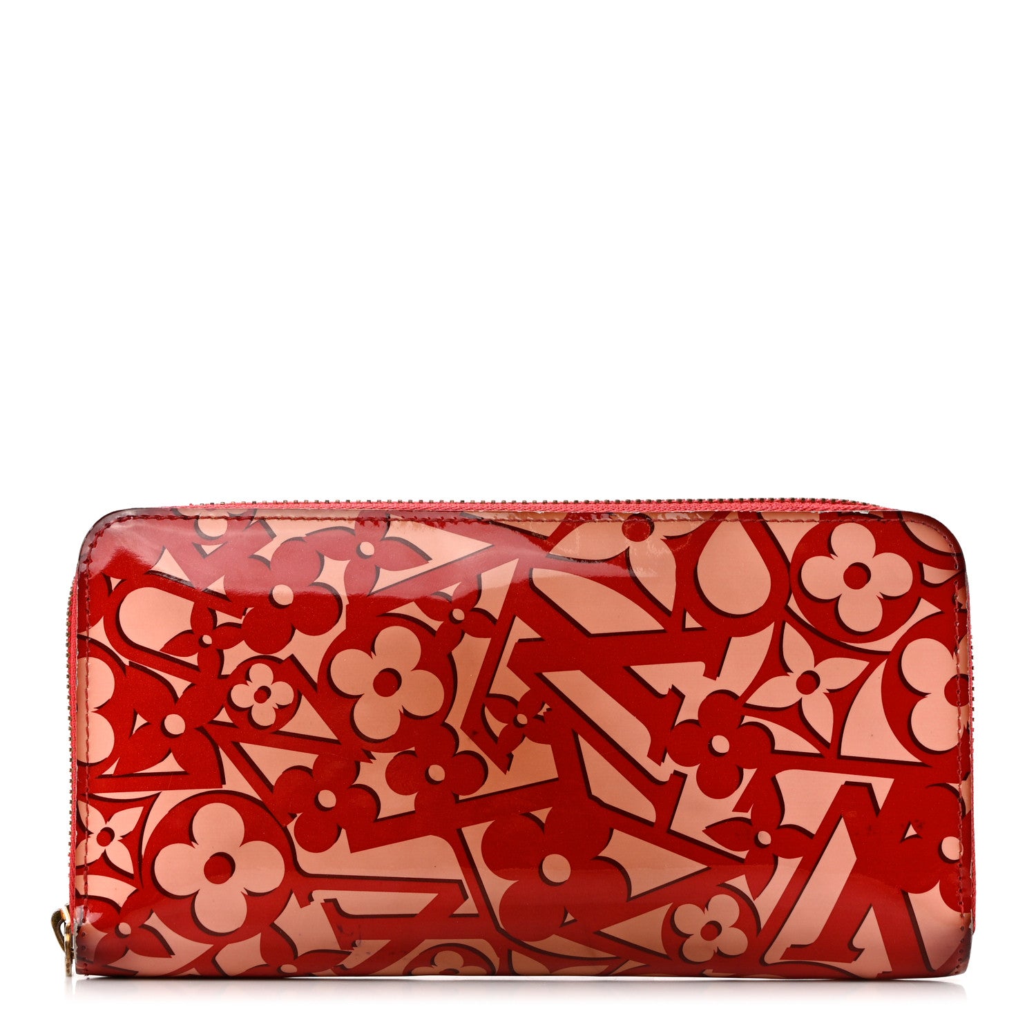 Louis Vuitton Patent Sweet Monogram Zippy Wallet Pomme D'Amour 1 of 13