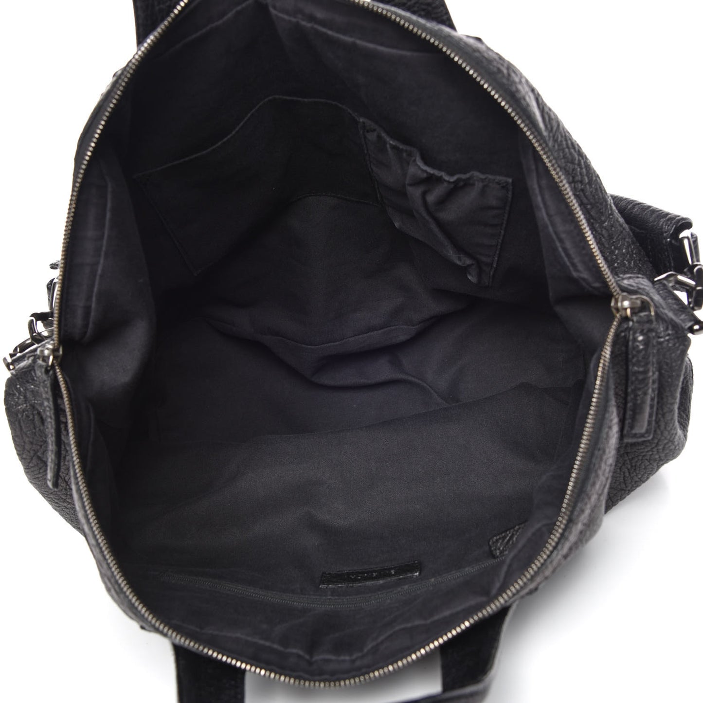 Pebbled Sheepskin Medium Nightingale Black