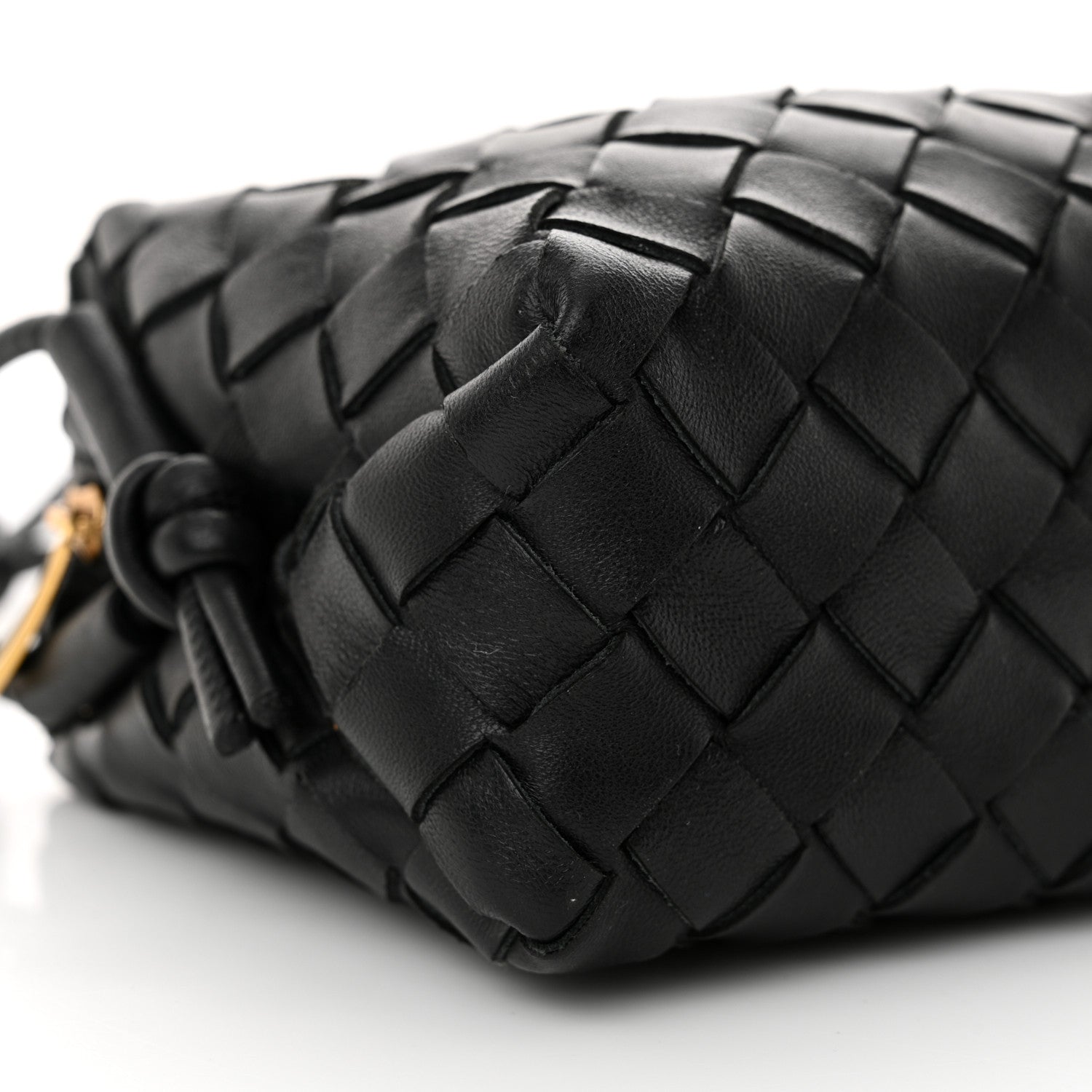 Bottega Veneta Nappa Intrecciato Mini Loop Camera Bag Black 8 of 9