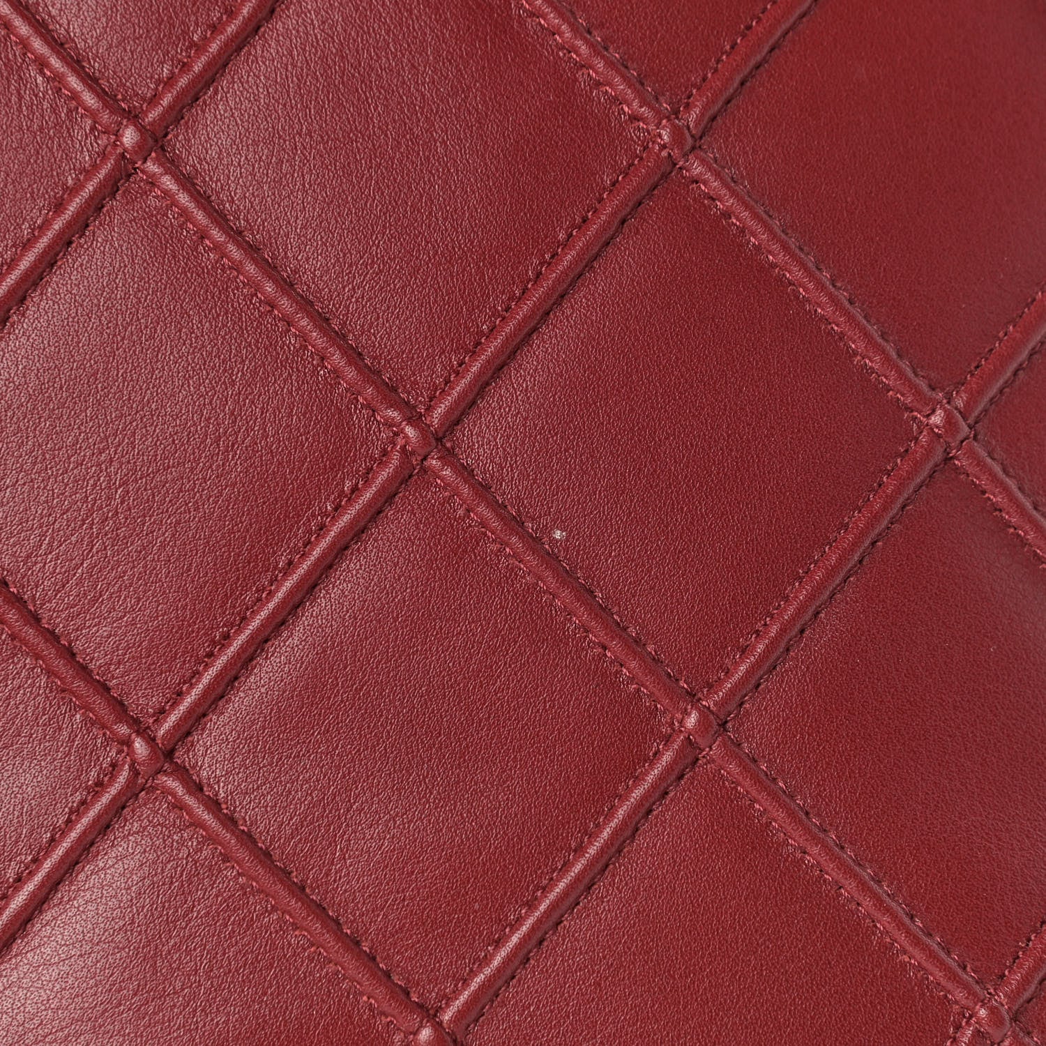 Chanel Calfskin Diamond Debossed Large Cosmos Flap Red 14 of 15
