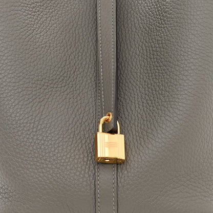 Hermes Taurillon Clemence Picotin Lock 18 PM Etain 8 of 10