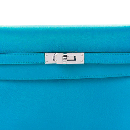 Hermes Evercolor Verso Kelly Danse II Belt Bag Bleu Frida Rose Mexico 10 of 11