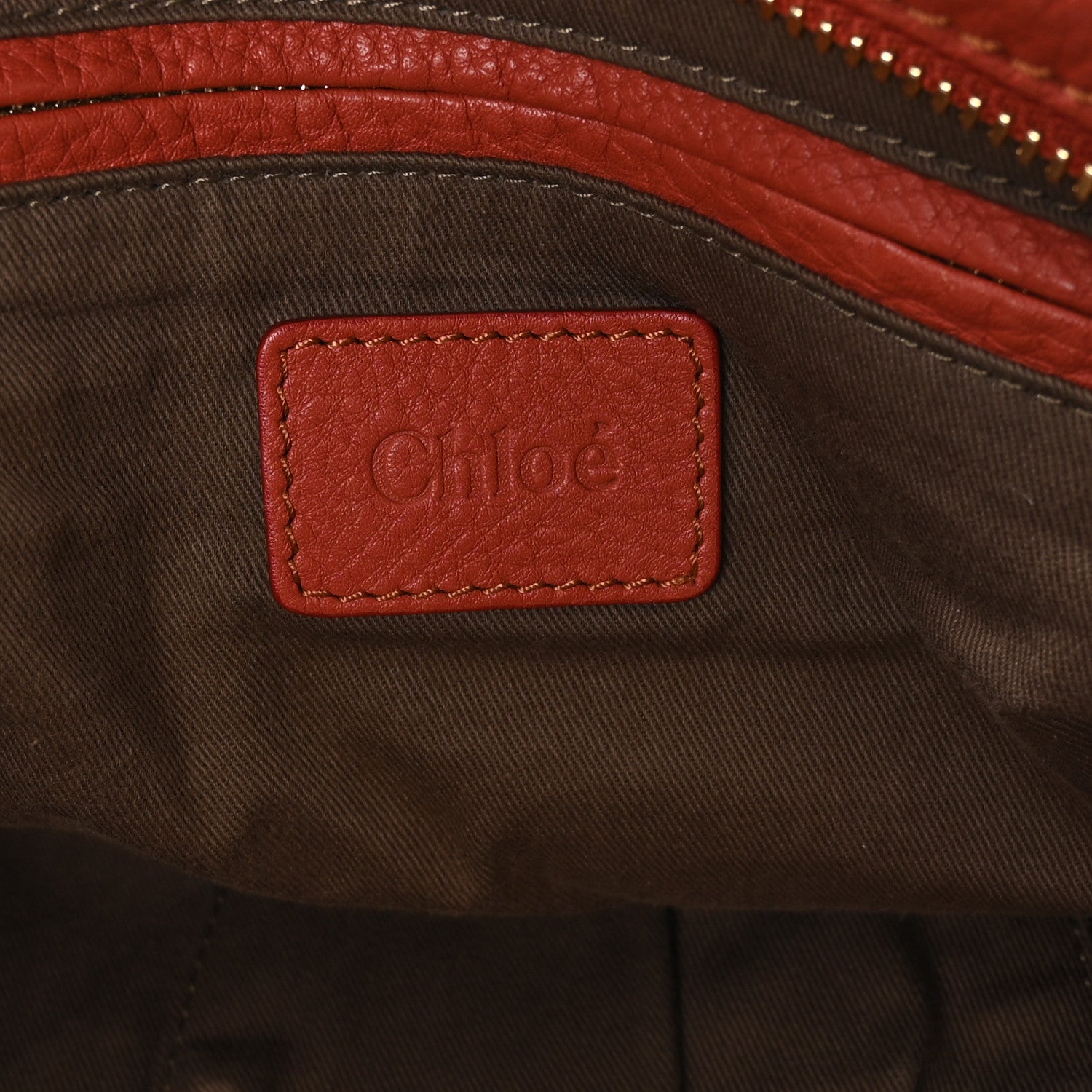 Chloe Calfskin Large Marcie Satchel Maple Leaf 6 of 10