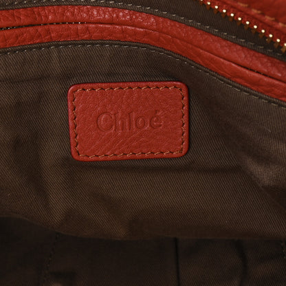 Chloe Calfskin Large Marcie Satchel Maple Leaf 6 of 10