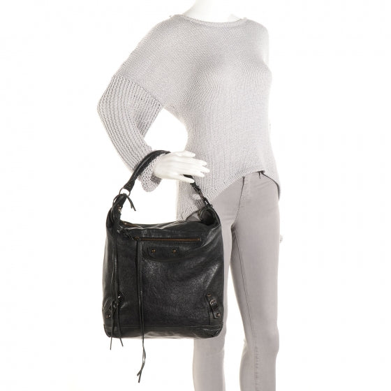 Balenciaga Agneau Day Hobo Black 2 of 12