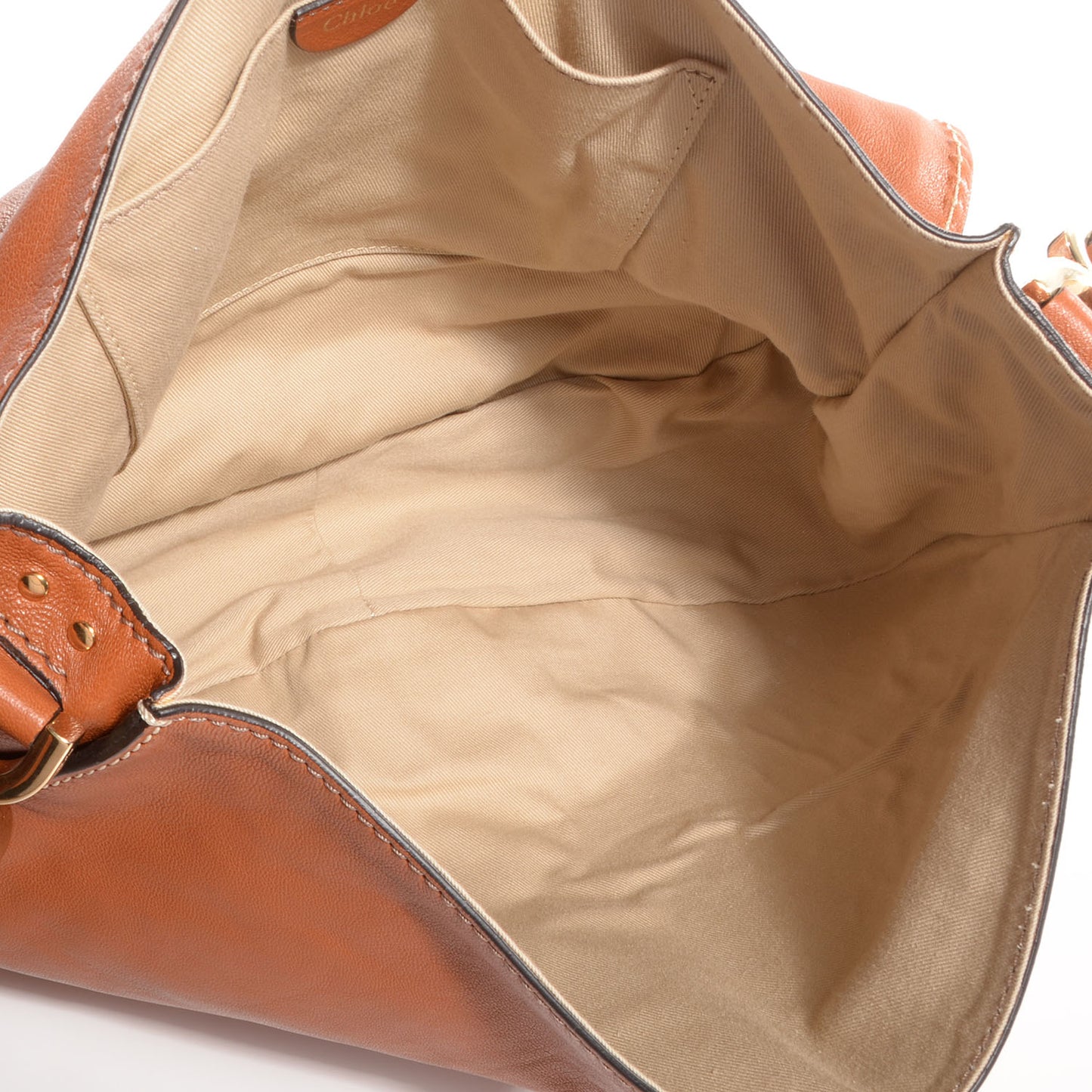 Calfskin Large Marcie Lock Messenger Armagnac