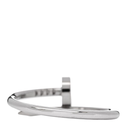 Cartier 18K White Gold Small Juste Un Clou Ring 57 8 3 of 6