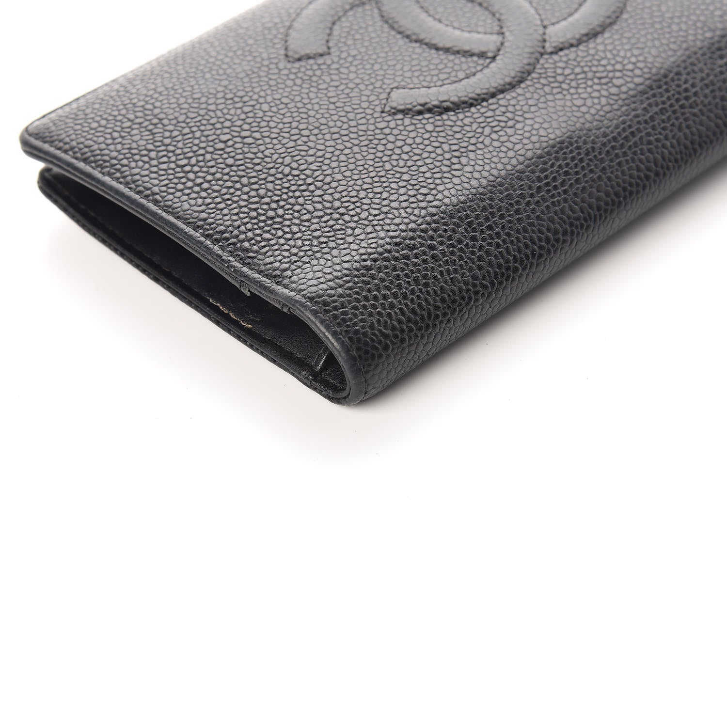 Chanel Caviar Timeless CC Yen Wallet Black 10 of 14