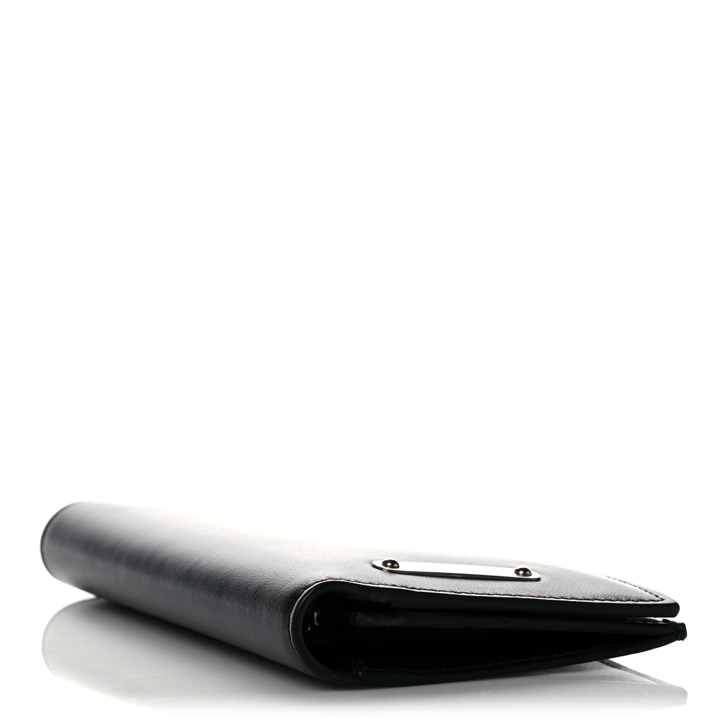 Calfskin Continental Wallet Black