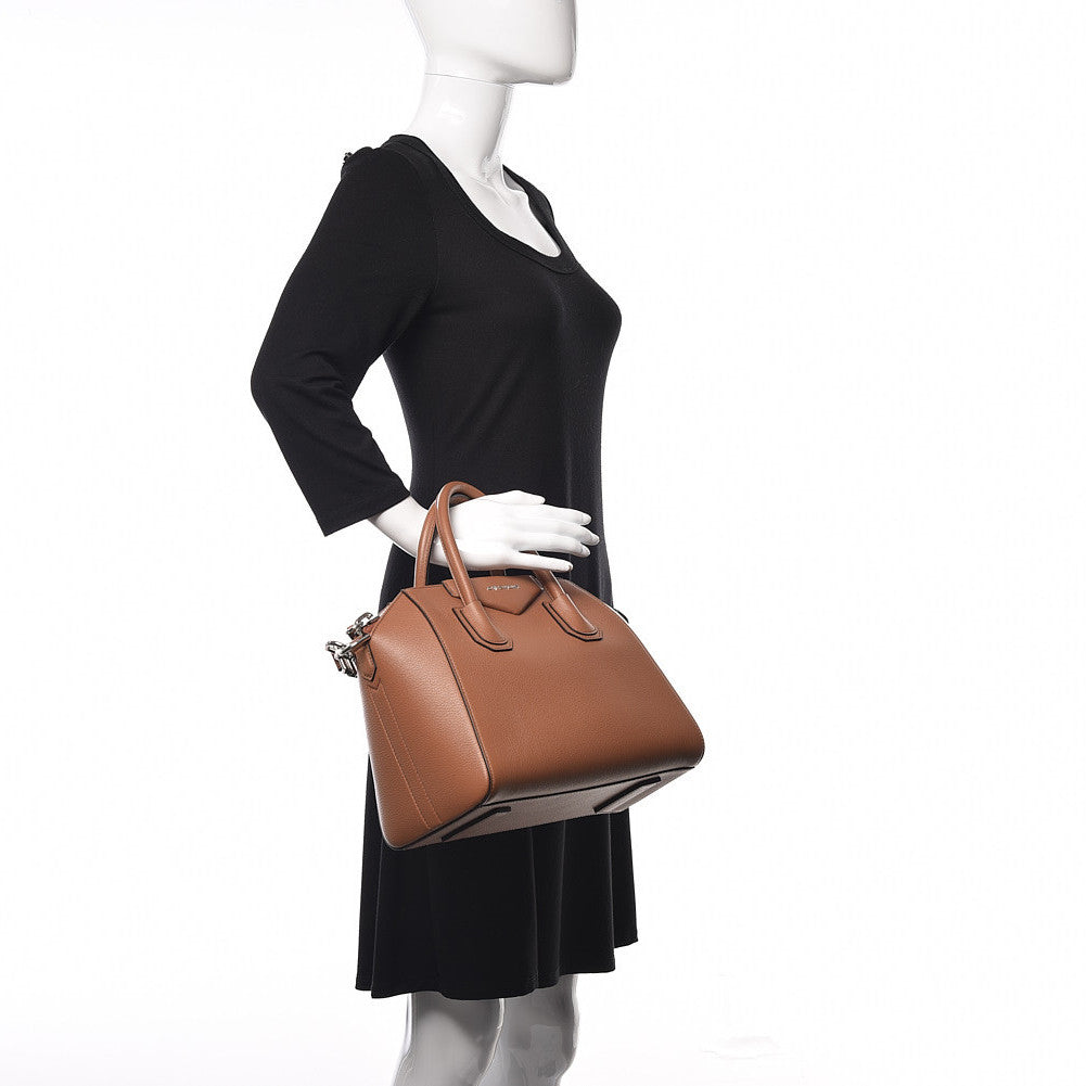 Givenchy Sugar Goatskin Small Antigona Pony Brown 3 of 10