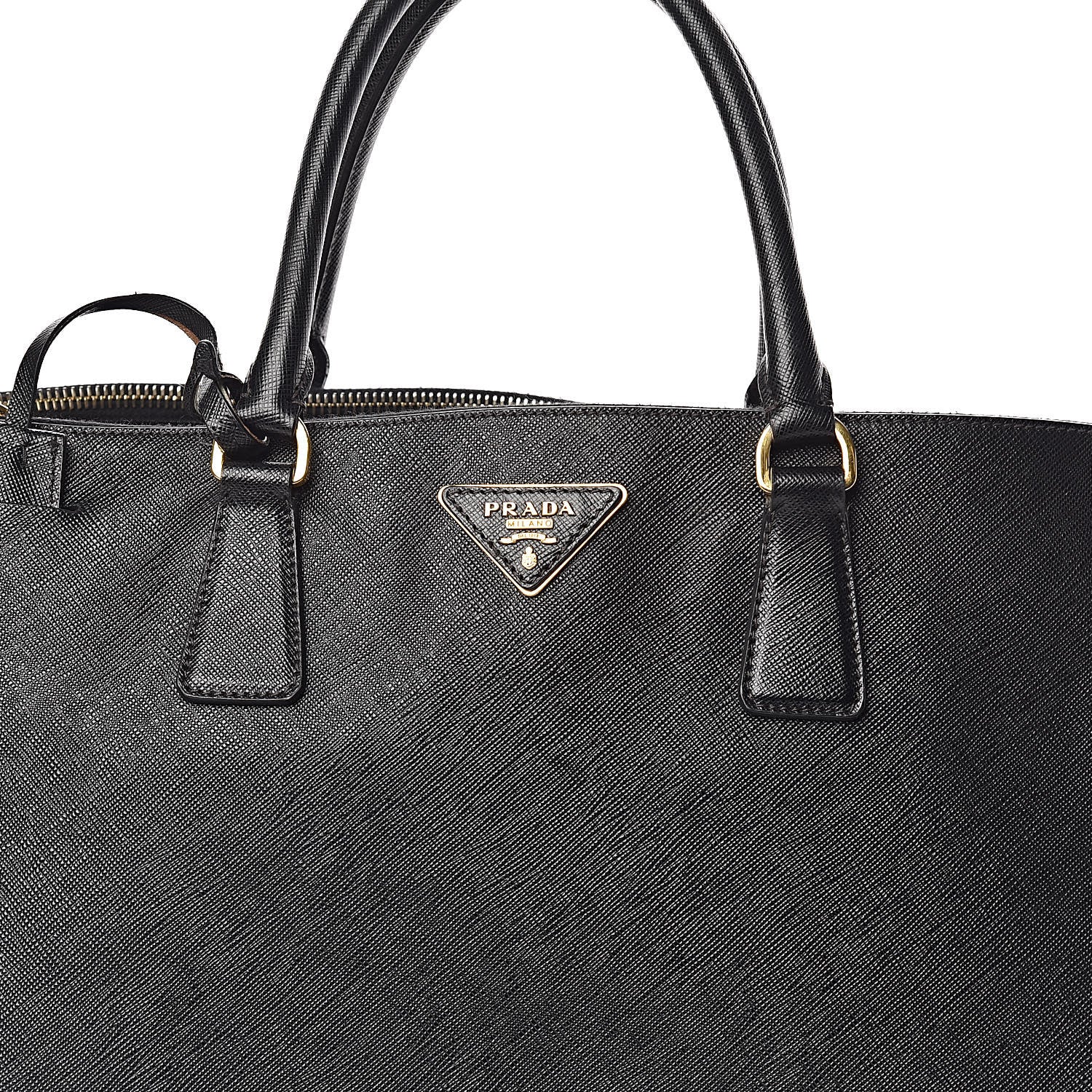 Prada Saffiano Lux Extra Large Galleria Double Zip Tote Black 26 of 26