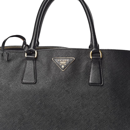 Prada Saffiano Lux Extra Large Galleria Double Zip Tote Black 26 of 26