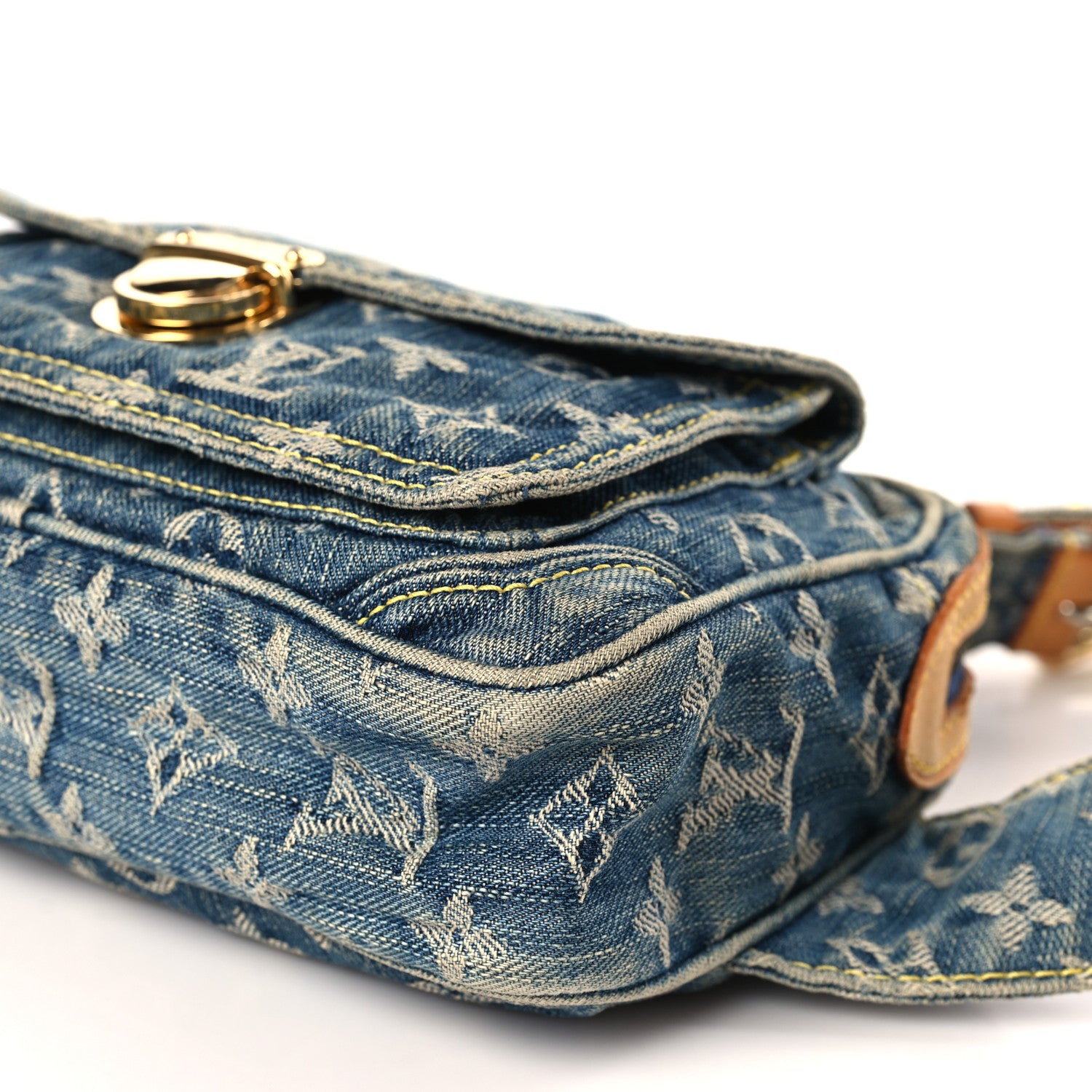Louis Vuitton Monogram Denim Bum Bag Blue 8 of 8