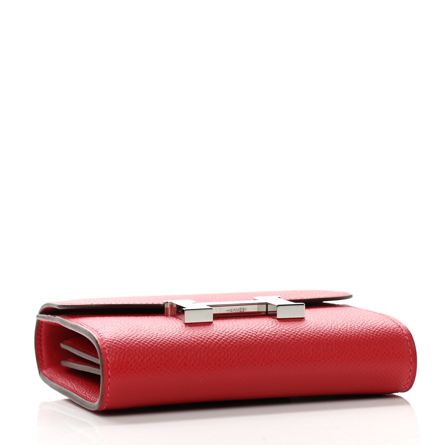 Epsom Constance Compact Passant Wallet Rouge Casaque