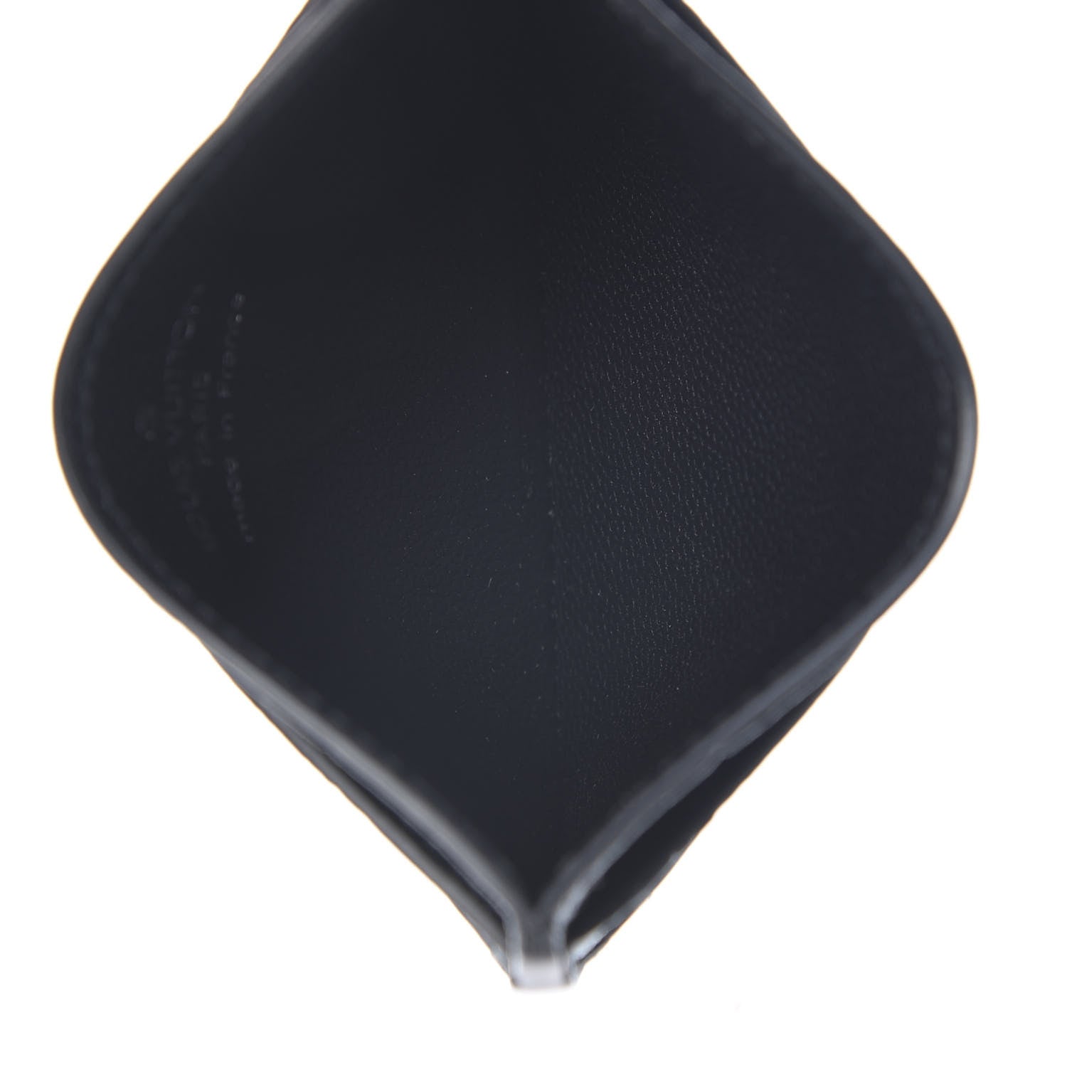 Louis Vuitton Ostrich Double Card Holder Black 5 of 8