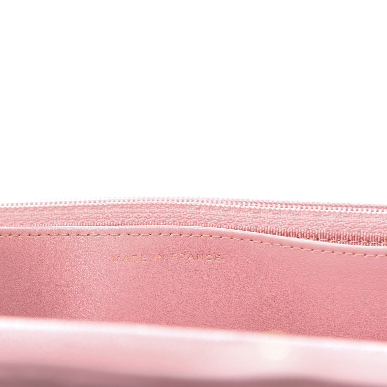 Chanel Iridescent Caviar Quilted Wallet on Chain WOC Pink 10 of 13