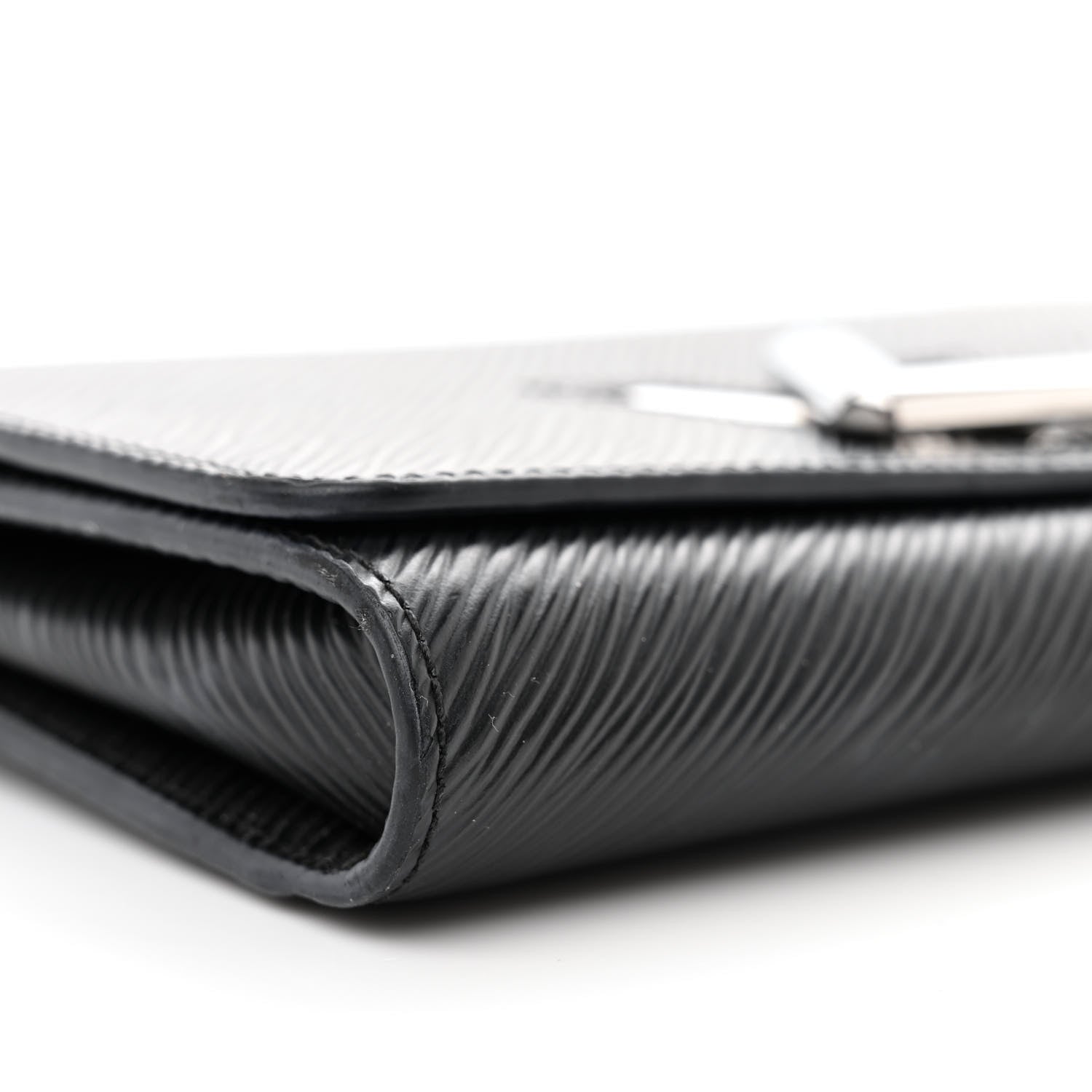 Louis Vuitton Epi Twist Chain Wallet Black 9 of 11