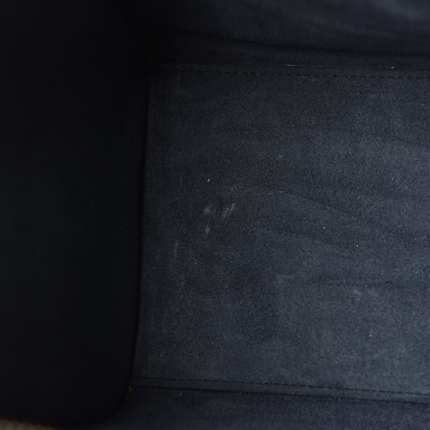 Drummed Calfskin Micro Luggage Petrol