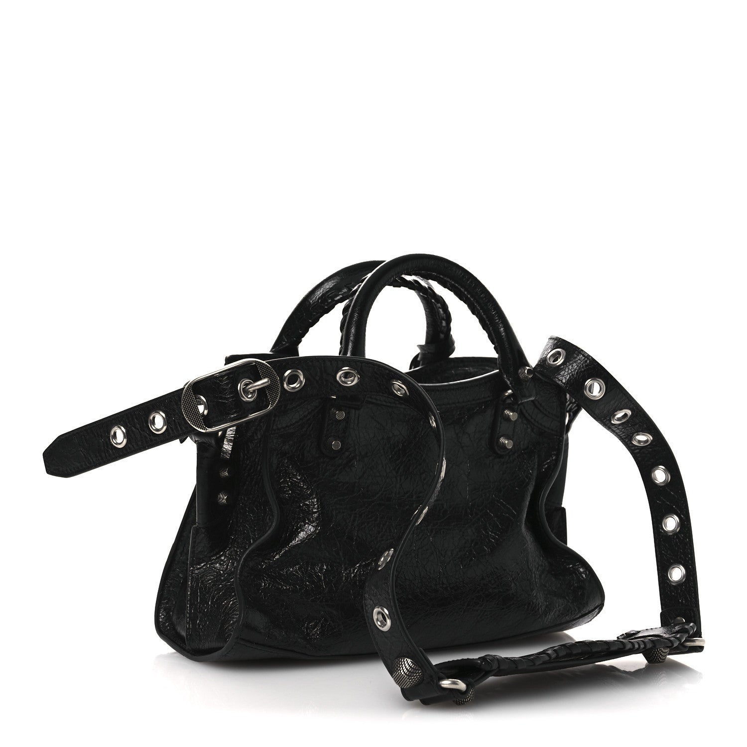 Balenciaga Agneau Arena Neo Cagole Handbag XS Black 4 of 11