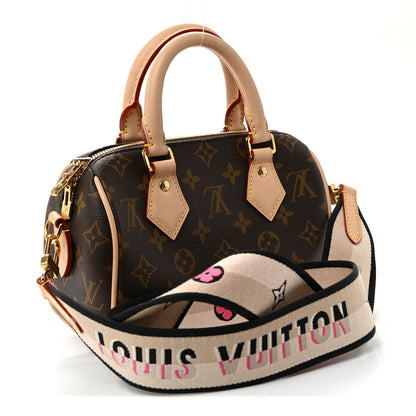 Louis Vuitton Monogram Speedy Bandouliere 20 Black 3 of 9