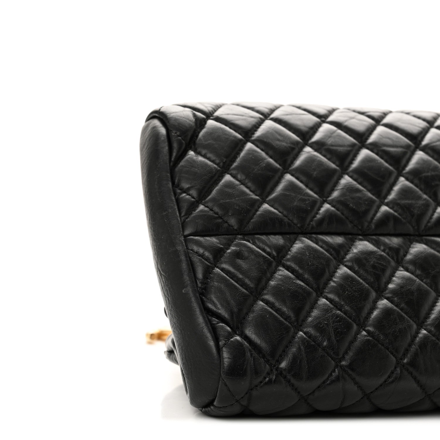 Chanel Aged Calfskin Medium Just Mademoiselle Black 9 of 10