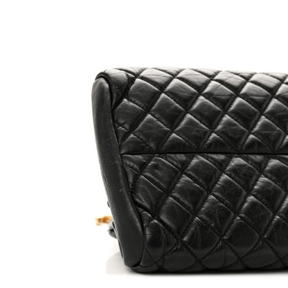 Chanel Aged Calfskin Medium Just Mademoiselle Black 9 of 10