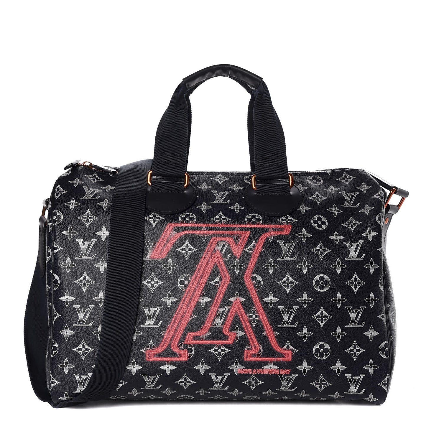 Monogram Upside Down Speedy Bandouliere 40