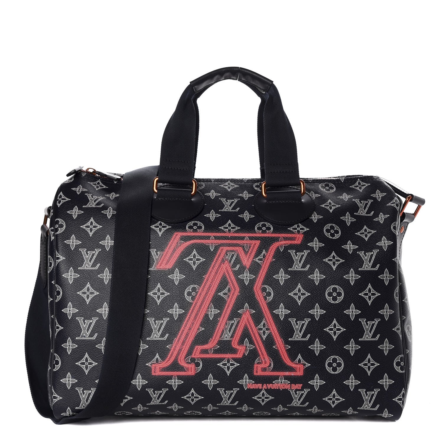 Louis Vuitton Monogram Upside Down Speedy Bandouliere 40 1 of 8