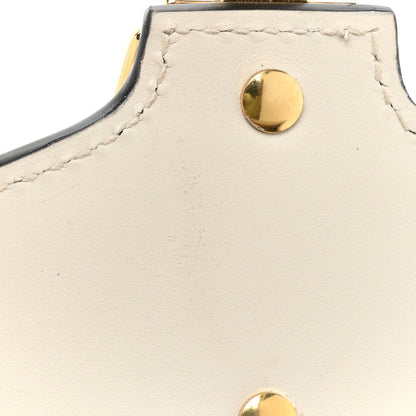 Gucci Calfskin Mini Sylvie Top Handle Bag White 9 of 13