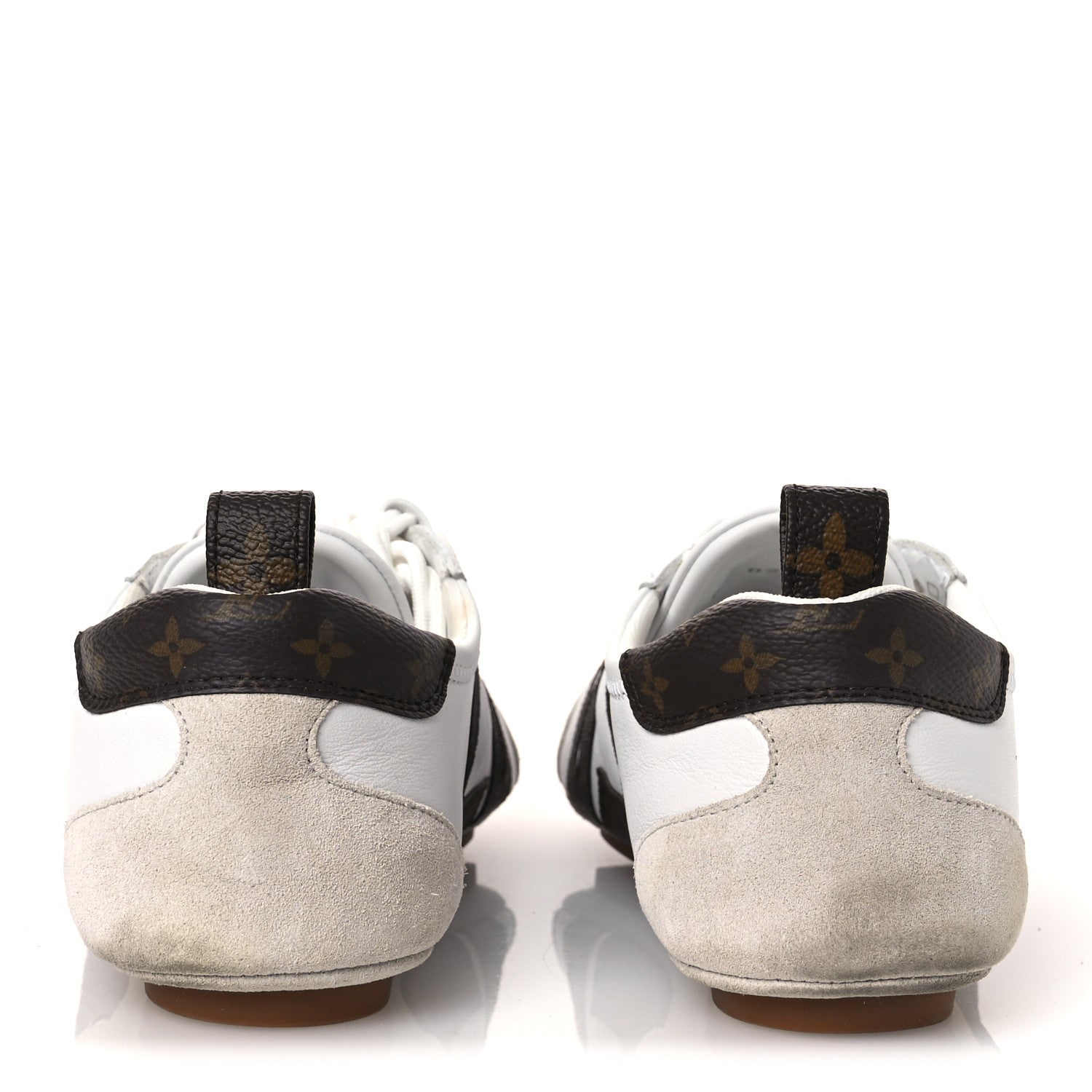 Louis Vuitton Monogram Calfskin Womens LV Sneakerina 37 White 6 of 12