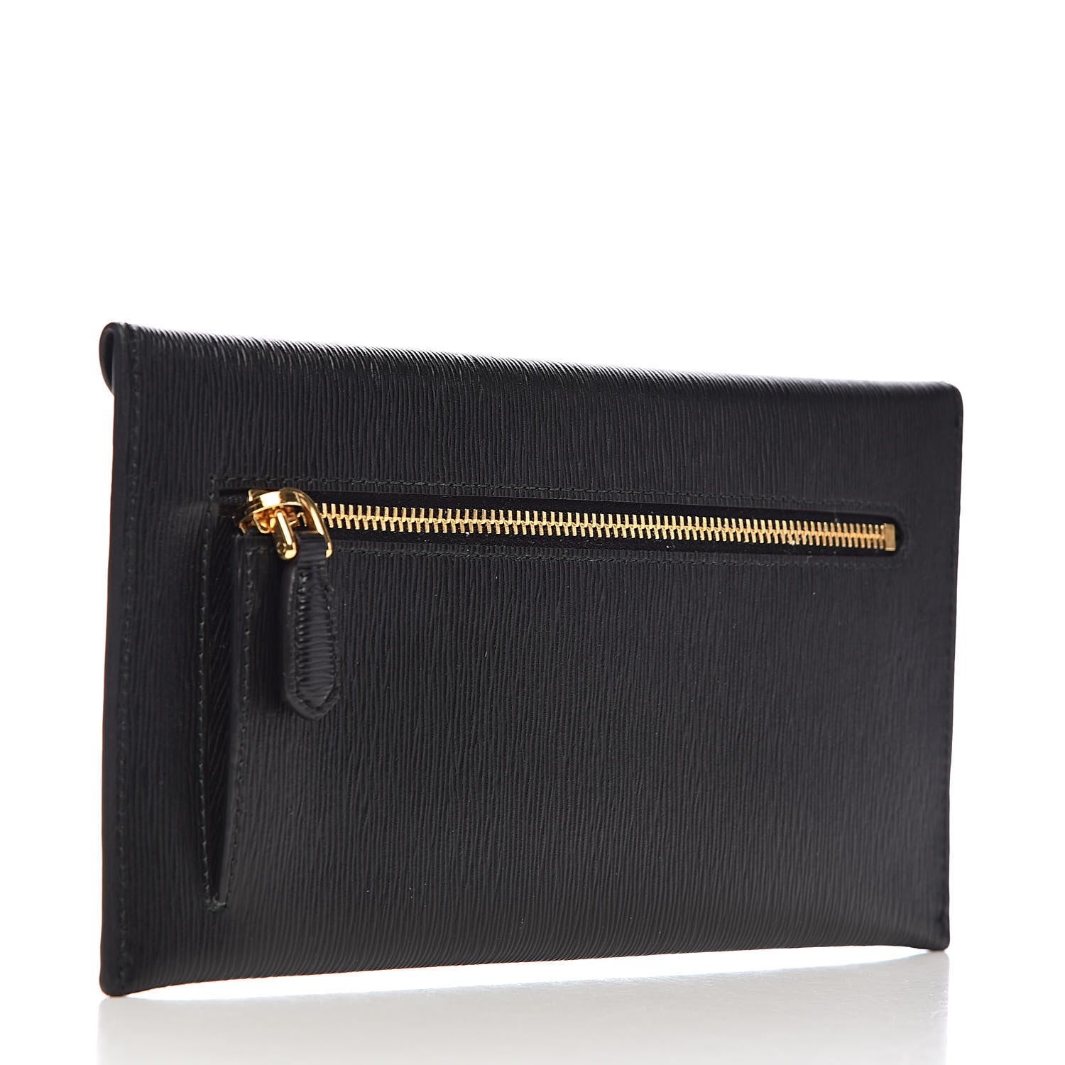 Prada Vitello Move Envelope Wallet Black 3 of 7