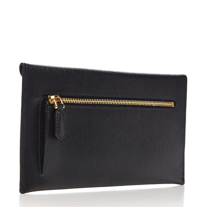 Prada Vitello Move Envelope Wallet Black 3 of 7
