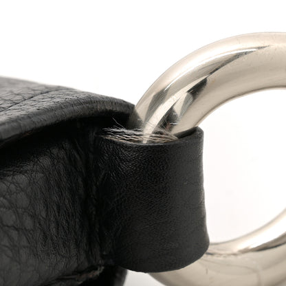 Prada Vitello Daino Swing Flap Shoulder Bag Black 11 of 11