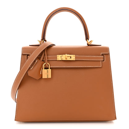 Hermes Epsom Kelly Sellier 25 Gold 1 of 10