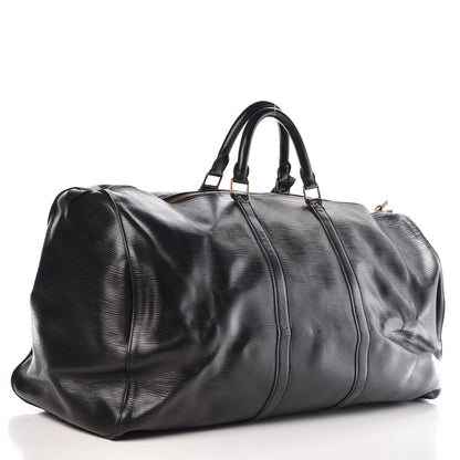 Louis Vuitton Epi Keepall 60 Black 3 of 21