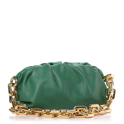 Bottega Veneta Calfskin The Pouch Chain Racing Green 3 of 9