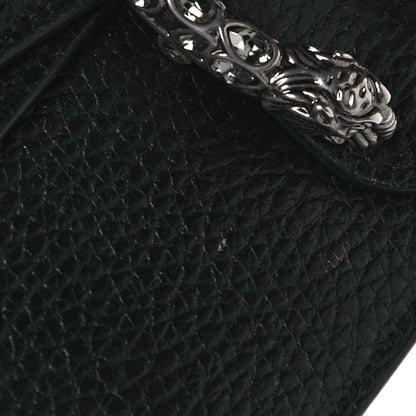 Gucci Calfskin Super Mini Dionysus Shoulder Bag Black 10 of 11