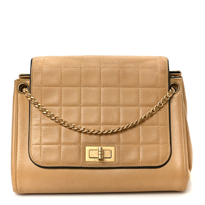 Chanel Lambskin Chocolate Bar Accordion Reissue Flap Beige 1 of 12