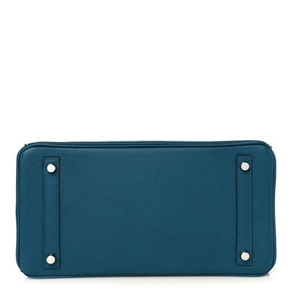 Hermes Epsom Birkin 30 Vert Bosphore 6 of 36