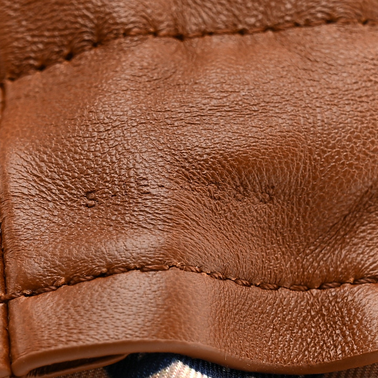 Lambskin Micro Crystal Pouch Soft Tan