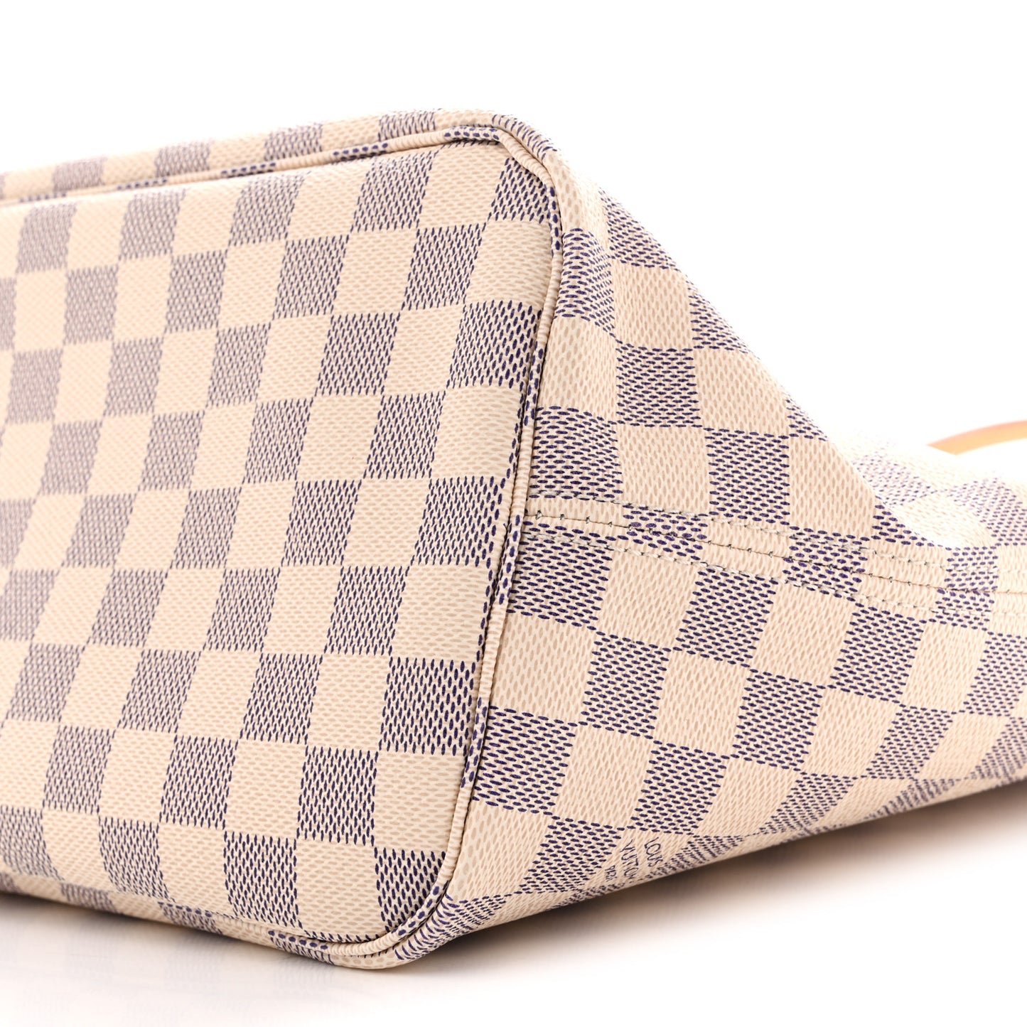 Damier Azur Neo Neverfull MM Rose Ballerine