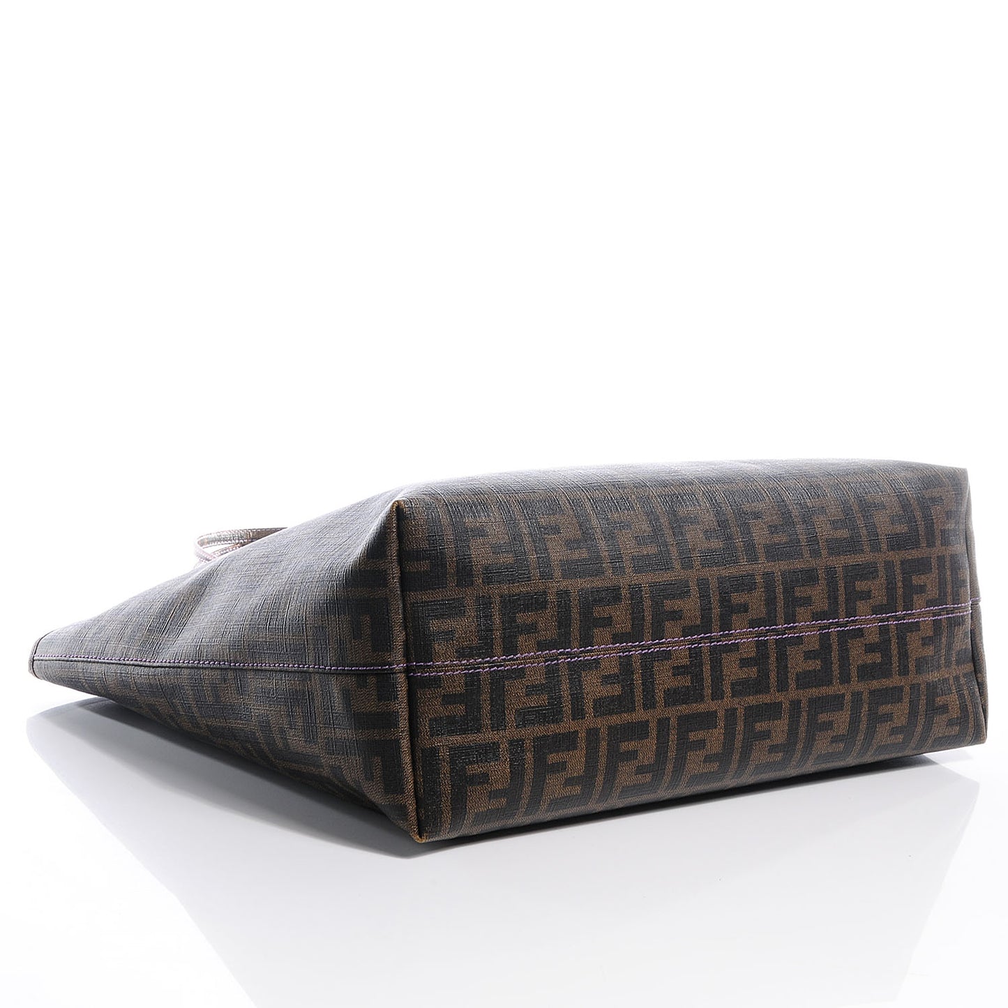 Zucca Spalmati Medium Roll Tote Tobacco Viola